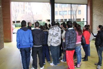 en el parque de bomberos