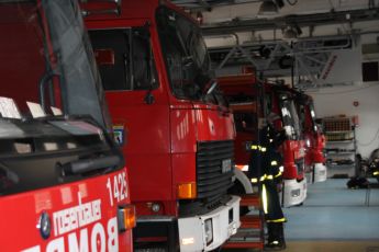 camiones en cocheras